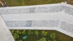 GRANİT KÜP TAŞ YÜRÜYÜŞ YOLU UYGULAMASI